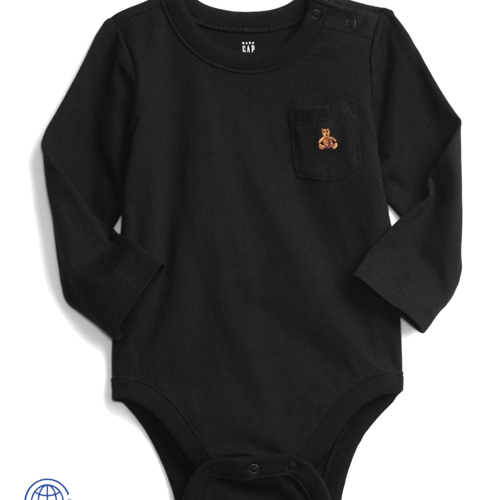 3 Baby Brennan Long Sleeve Organic Bodysuits